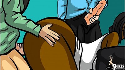 பள்ளி முடிந்ததும் கறுப்பின ஆசிரியருடன் மாணவர்கள் உடலுறவு கொள்கின்றனர்